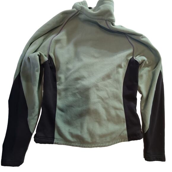 REI Polartec Zip Fleece Jacket Pistachio Green & Black Size M Gorp Gorpcore 2752 - Picture 2 of 10
